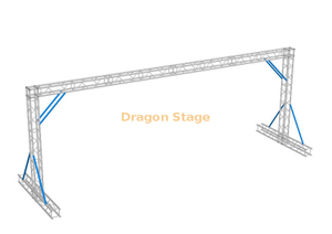 Système de ferme d'éclairage de poteau de but en aluminium Global Truss 10x4m