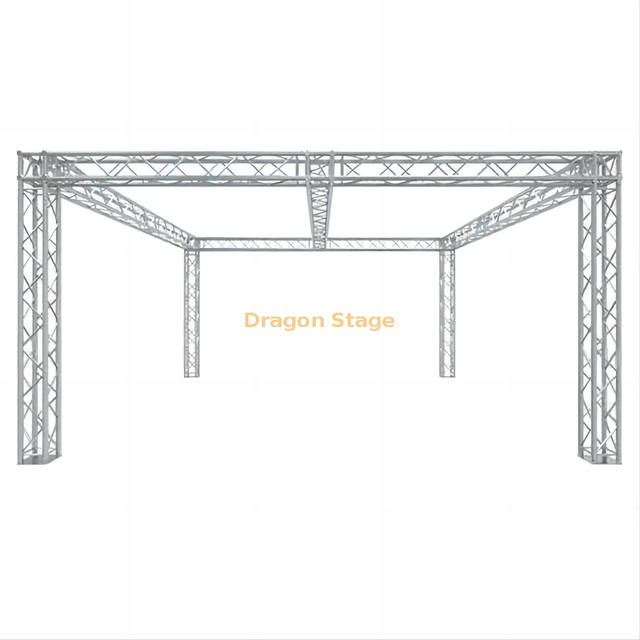 Global Truss 20'x20' Stand de salon/système d'exposition – Ferme modulaire F34 avec coins de bloc de jonction universels et poutre centrale