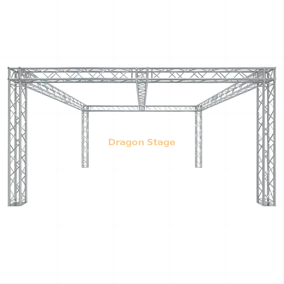 Global Truss 20'x20' Stand de salon/système d'exposition – Ferme modulaire F34 avec coins de bloc de jonction universels et poutre centrale