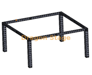 Stand de stand de salon commercial 15x6x8 pieds (4,5x2x2,5 m)