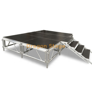 Prix ​​d'usine 4x4 pieds en aluminium, installation rapide, scène Portable 17.08x6.1m