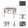 Rapidement assemblez la plate-forme réglable en aluminium portative 17.08x14.64m d'étape