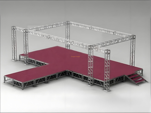 Boulon carré en aluminium 300 mm pour le concert Stage 8x5x3m