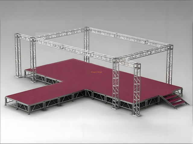 Boulon carré en aluminium 300 mm pour le concert Stage 8x5x3m