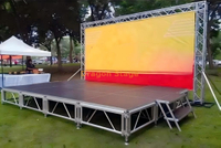 Support extérieur temporaire en aluminium pour les petits festivals et les configurations d"événements promotionnels
