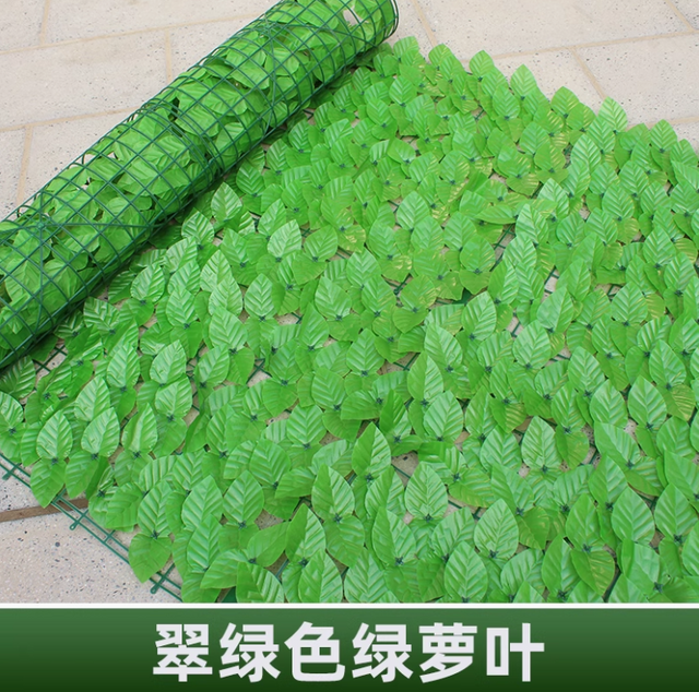 Mur de la plante verte simulée, clôture en plastique, clôture, feuilles de lierre vert de couleur verte de couleur verte de couleur extérieure (1 mètre * 1 mètre), avec de la soie groupée et 2 papillons comme cadeaux