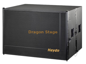 Caisson de basses passif double HL215B de 15 pouces pour systèmes audio professionnels