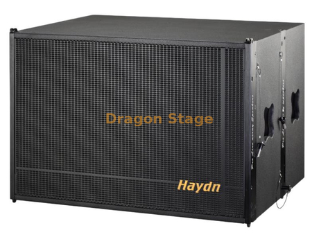Caisson de basses passif double HL215B de 15 pouces pour systèmes audio professionnels