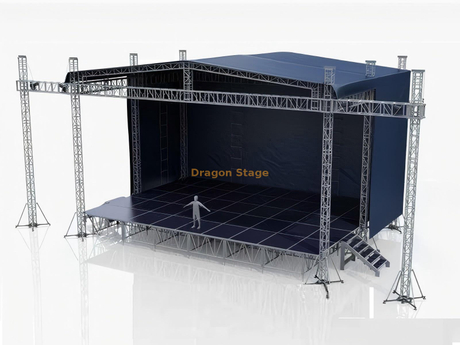 Stage de concert en plein air Truss en aluminium 20x17x9m