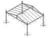 Botte argentée 12x9x6m d'événement d'éclairage de concert extérieur