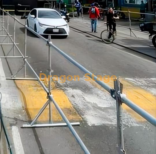 Support de barri&egrave;re en acier