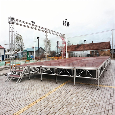 Aluminium Outdoor Stage Boulon Cadre Boulon de trame 7x5m