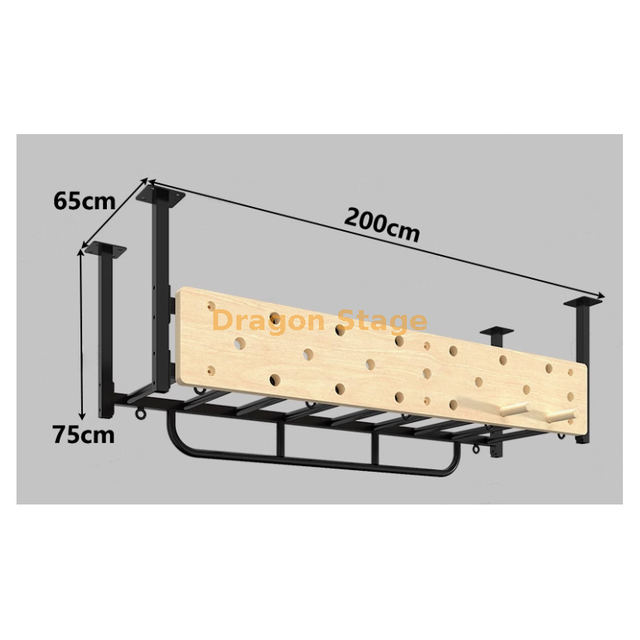 Piste Ninja - échelle de nuages ​​multifonctionnelle 2M avec planche à douille de 1,8 m