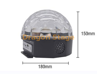 Petite boule magique Bluetooth, commande vocale, Flash KTV rotatif, lumière d'ambiance pour Club et Bar 
