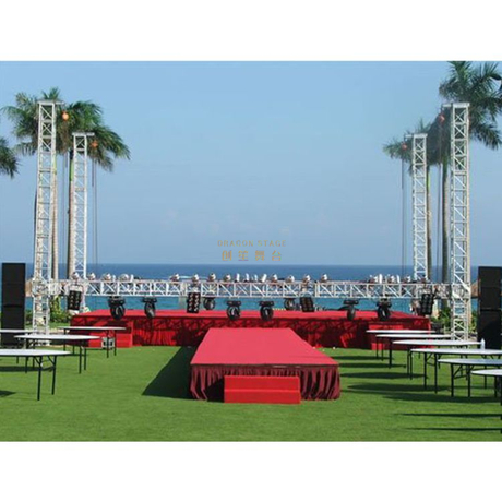 Scène Truss Aluminium avec Toit Plat 24x12x9m