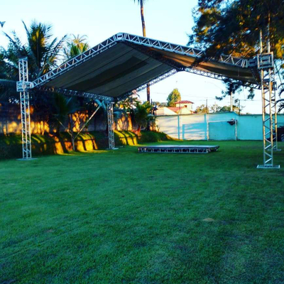 L'étape extérieure d'événement de concert a incurvé des fermes de toit avec l'ascenseur à vendre 8x6x6m