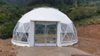 Tente transparente de dôme de glamping géodésique de 6m pour le camping extérieur de mariage de partie d'événement
