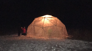 Tentes dôme pour 2 personnes pour le camping avec sac de transport à l'extérieur (équipement de camping pour la randonnée, la randonnée et les voyages)
