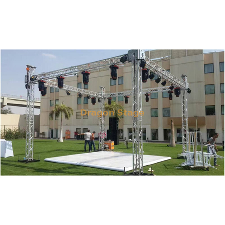 Truss de son en aluminium de concert en aluminium carré argenté 6x6x4m