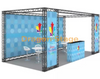 Expo – outil manuel Portable, cadre d'exposition pour salon commercial gratuit, stand modulaire en treillis d'aluminium 6x3m, hauteur 3m