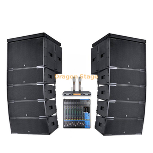 Amplificateur de puissance actif Audio professionnel Line Array Système de sonorisation Pa d'amplification professionnelle pour 300 audiences 