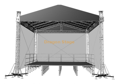 Truss d'éclairage extérieur personnalisé en aluminium à vendre 46x31x35ft