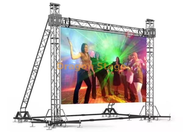 Botte mobile d'événement pour l'exposition d'écran mené Botte en aluminium de Gentry d'affichage 11x8m pour 10x6 mené