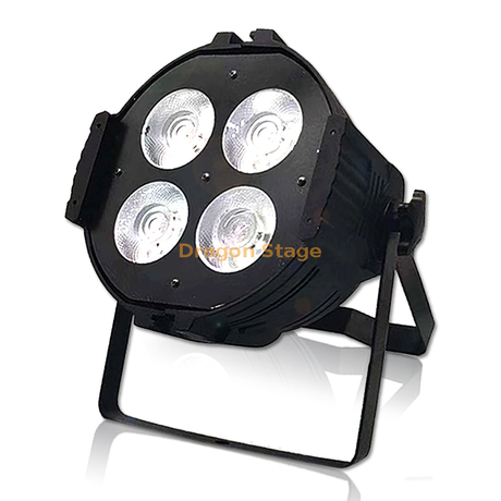 4x50W 200W Color IP65 LED 4 perles Cob Par Light Bar Performance Performance Mariage Light Télécommande KTV Bar