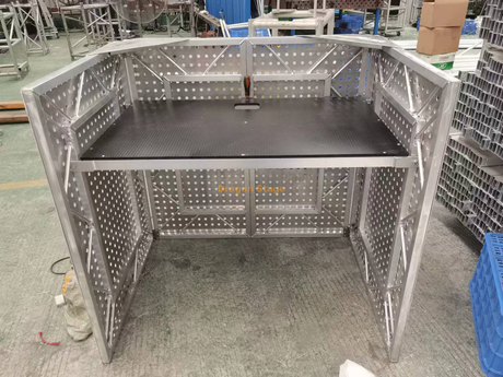 Support de stand de DJ de façade en aluminium personnalisé robuste 
