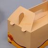 Commerce de gros de poulet rôti de restaurant imprimé personnalisé Fast Food Packaging Boîte de papier de frites françaises frites