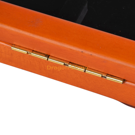 Pemium haute qualité Mini coffret cadeau en bois couvercle transparent boîte à monnaie