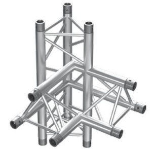 Éclairage en treillis à tubes triangulaires PT33-C45 50 × 2 mm