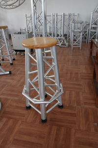  Bars Clubs Discothèques Expositions Tabouret de table en treillis en aluminium