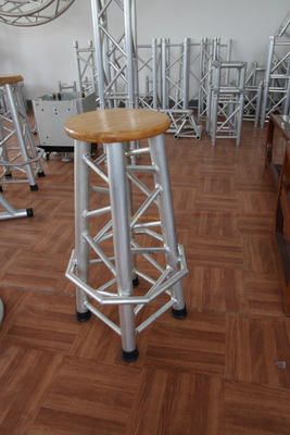  Bars Clubs Discothèques Expositions Tabouret de table en treillis en aluminium