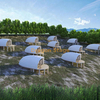 Tente extérieure d'événement de forme de coquille de Glamping d'hôtel de luxe pour camper