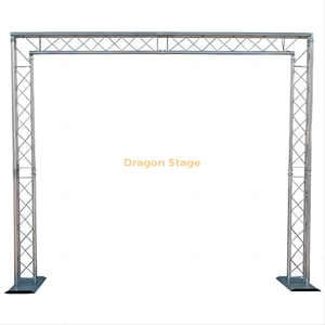 Système de ferme de poteau de gardien de but Global Truss Mobile DJ 8FT X 8FT