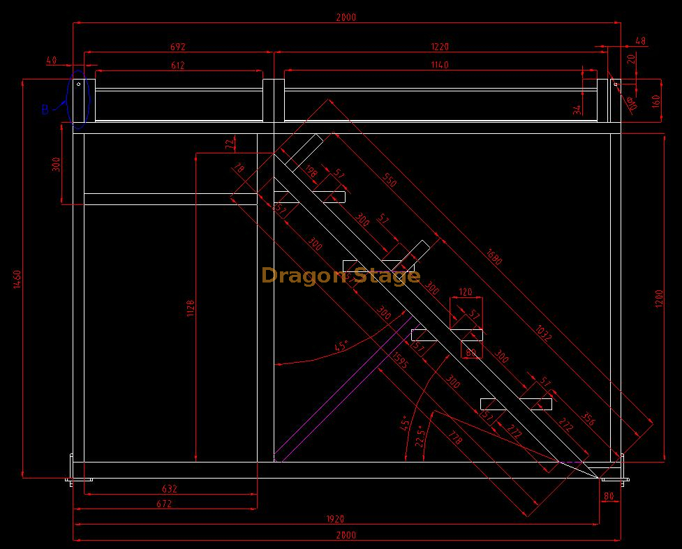 Plate-forme de travail mobile Radome en aluminium (2)