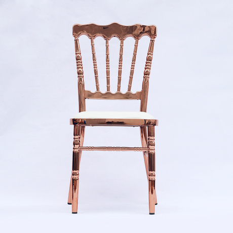 Galvanoplastie en gros de chaises Napoléon par fabricants, hôtels, restaurants, salles de mariage, chaises en bambou, chaises de château en fer