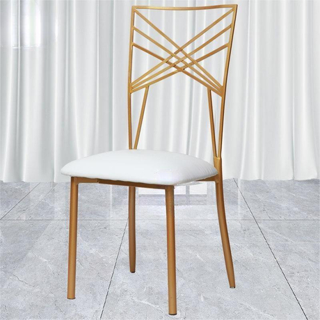 Chaise renforcée à dossier croisé, style européen, chaise de restaurant, mobilier d'hôtel, chaise de mariage en plein air, vente en gros