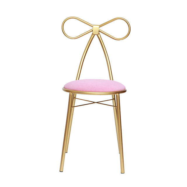 Chaises minimalistes nordiques, chaises de restaurant en métal modernes, chaises papillon pour une seule personne, chaises d'hôtel célèbres sur Internet en fer, cheveux raides