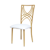 Nouveau caméléon chaise en acier hôtel chaise de mariage maille dos bambou chaise commune en métal Banquet chaise de mariage en plein air cheveux raides