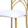 Nouveau caméléon chaise en acier hôtel chaise de mariage maille dos bambou chaise commune en métal Banquet chaise de mariage en plein air cheveux raides