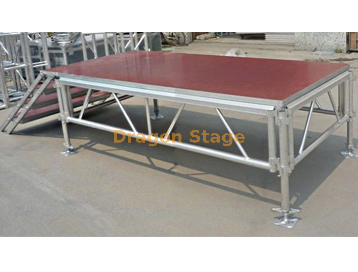 Scène portative mobile de mariage de Dj de concert d'événement à vendre 9x4m