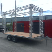 Bouc en aluminium 4x1x2m pour la remorque de camion mobile