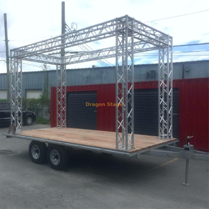 Bouc en aluminium 4x1x2m pour la remorque de camion mobile