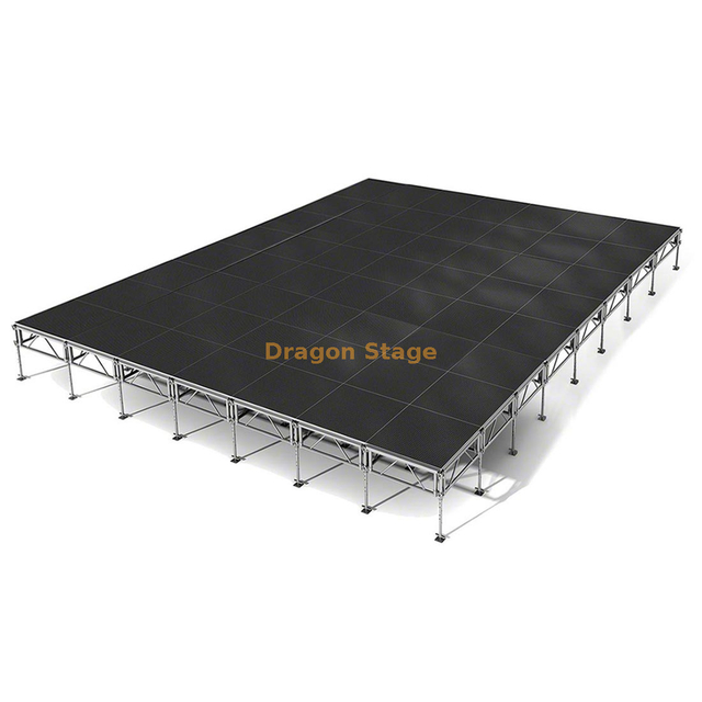 Plate-forme portative extérieure 9.76x8.54m d'étape d'événement de concert de mariage