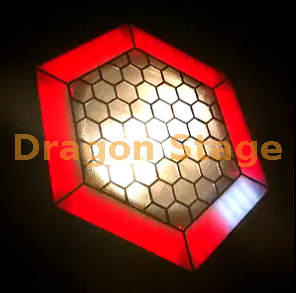 Lumi&egrave;re de fond de pixel LED hexagonale 200 W1