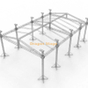 Structure de ferme de support au sol modulaire en aluminium extra-large de 20 mx 40 x 9 m (hauteur 9 m)