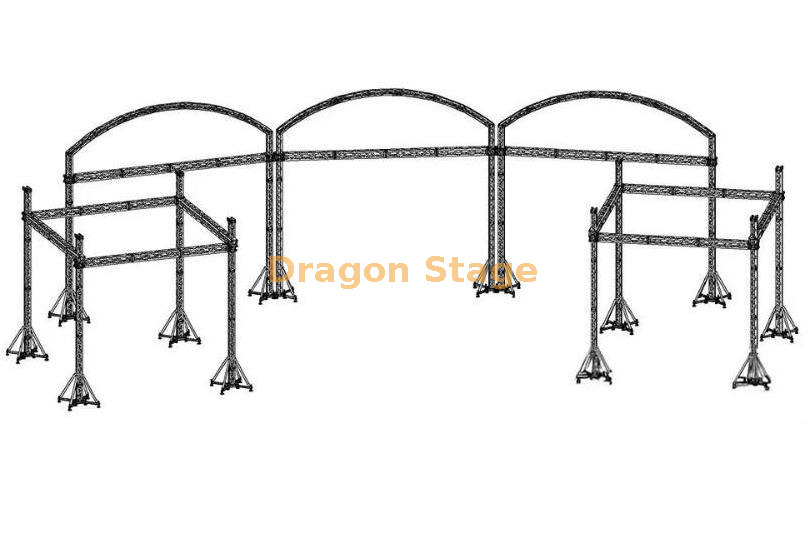 Système d'arc Truss pour conception de scène d'arc de concert
