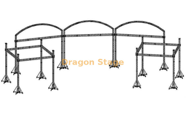 Système d'arc Truss pour conception de scène d'arc de concert